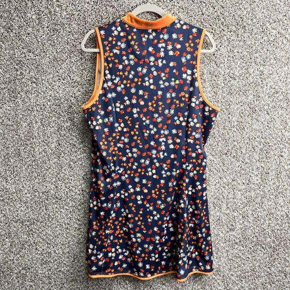 Callaway Dress Women’s XL Opti-Dri Floral Print Sleeveless V-Neck Athletic - Picture 3 of 6